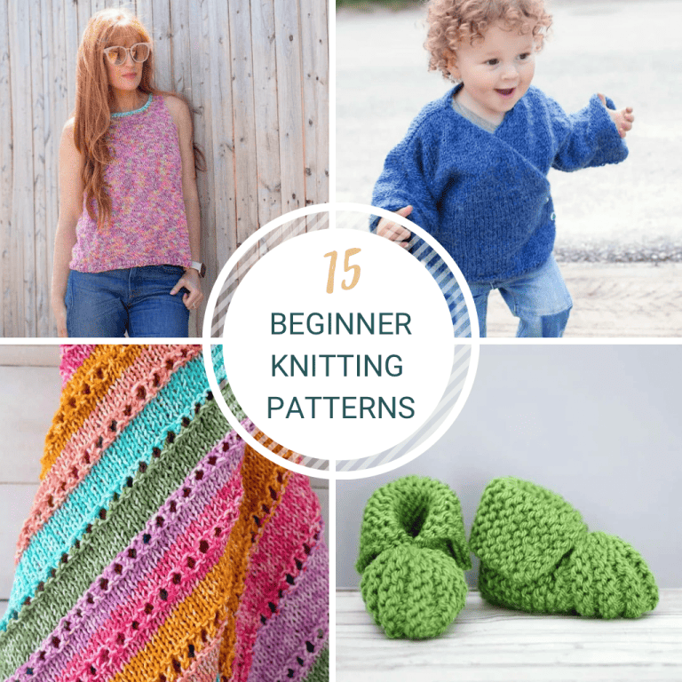 15 Free Beginner Spring Knitting Patterns