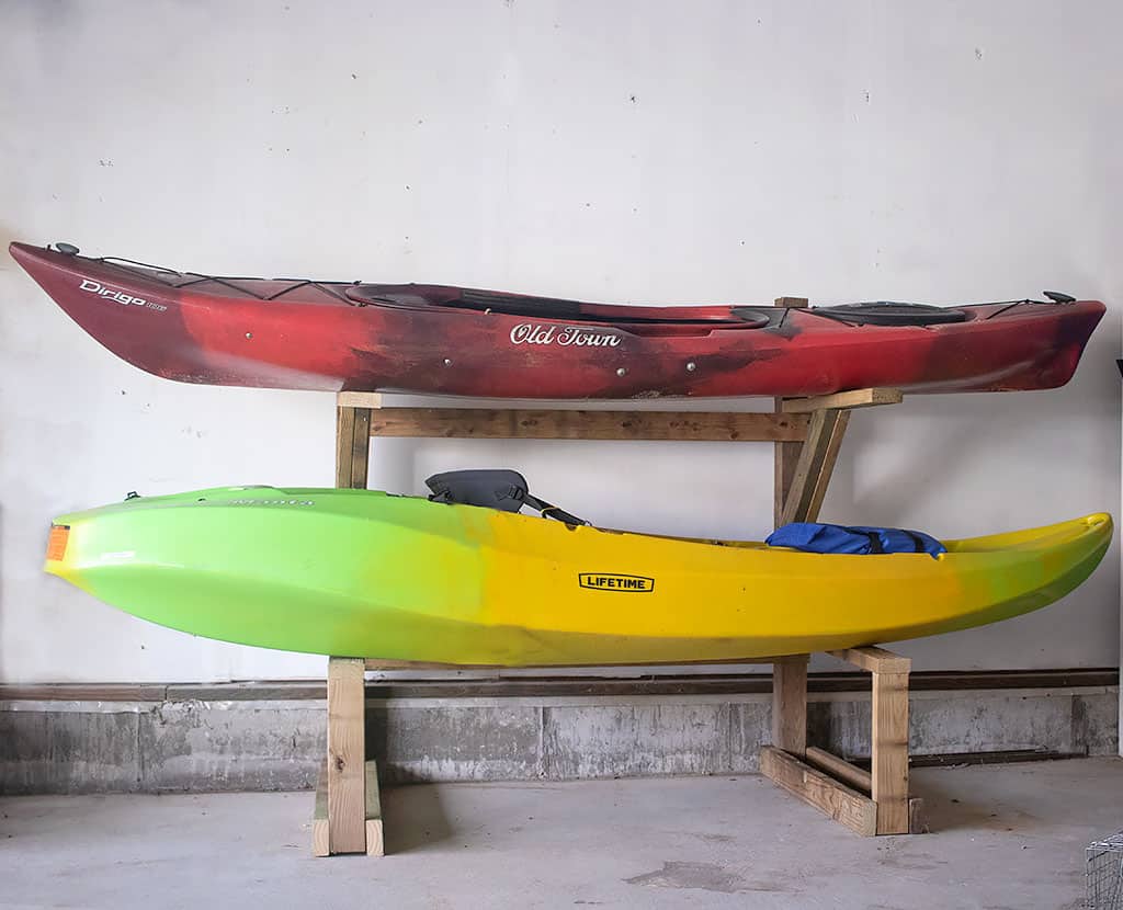 How to Build an Easy Kayak Rack