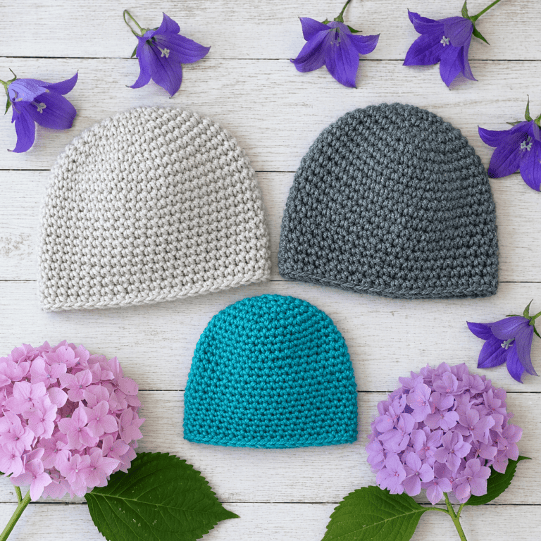 Beginner Baby Hat Crochet Pattern (Easy + Quick Baby Beanie for ...