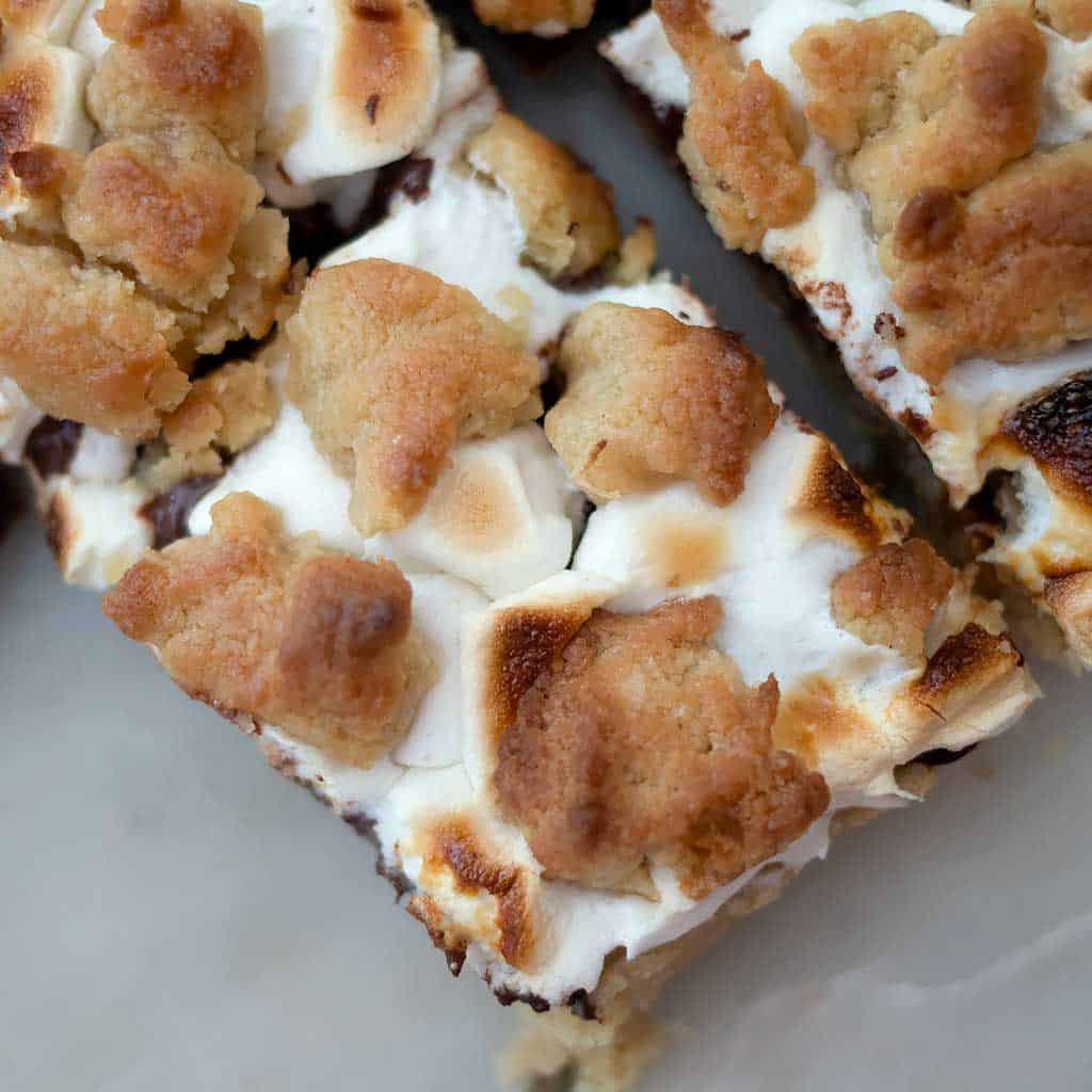 Easy Vegan Smores Cookie Bars