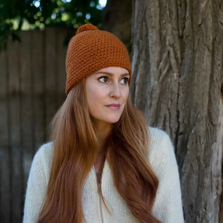 Beginner Hat Crochet Pattern for Women