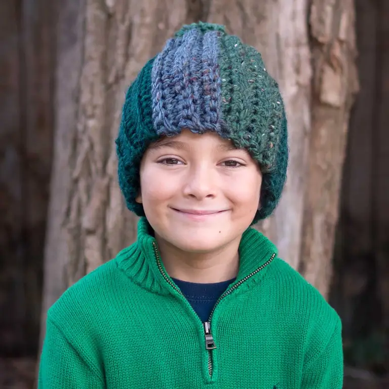 Easy Kids Bulky Hat Crochet Pattern