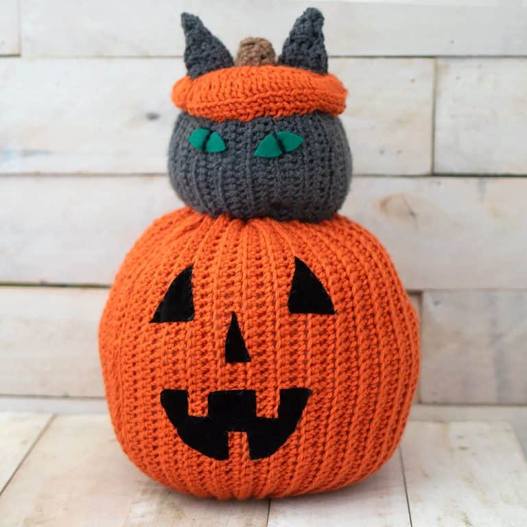 Peek A Boo Cat Pillow Crochet Pattern
