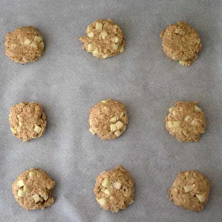 Vegan Salted Caramel Apple Cookies
