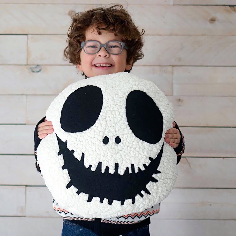 DIY Jack Skellington Pillow Pottery Barn Dupe