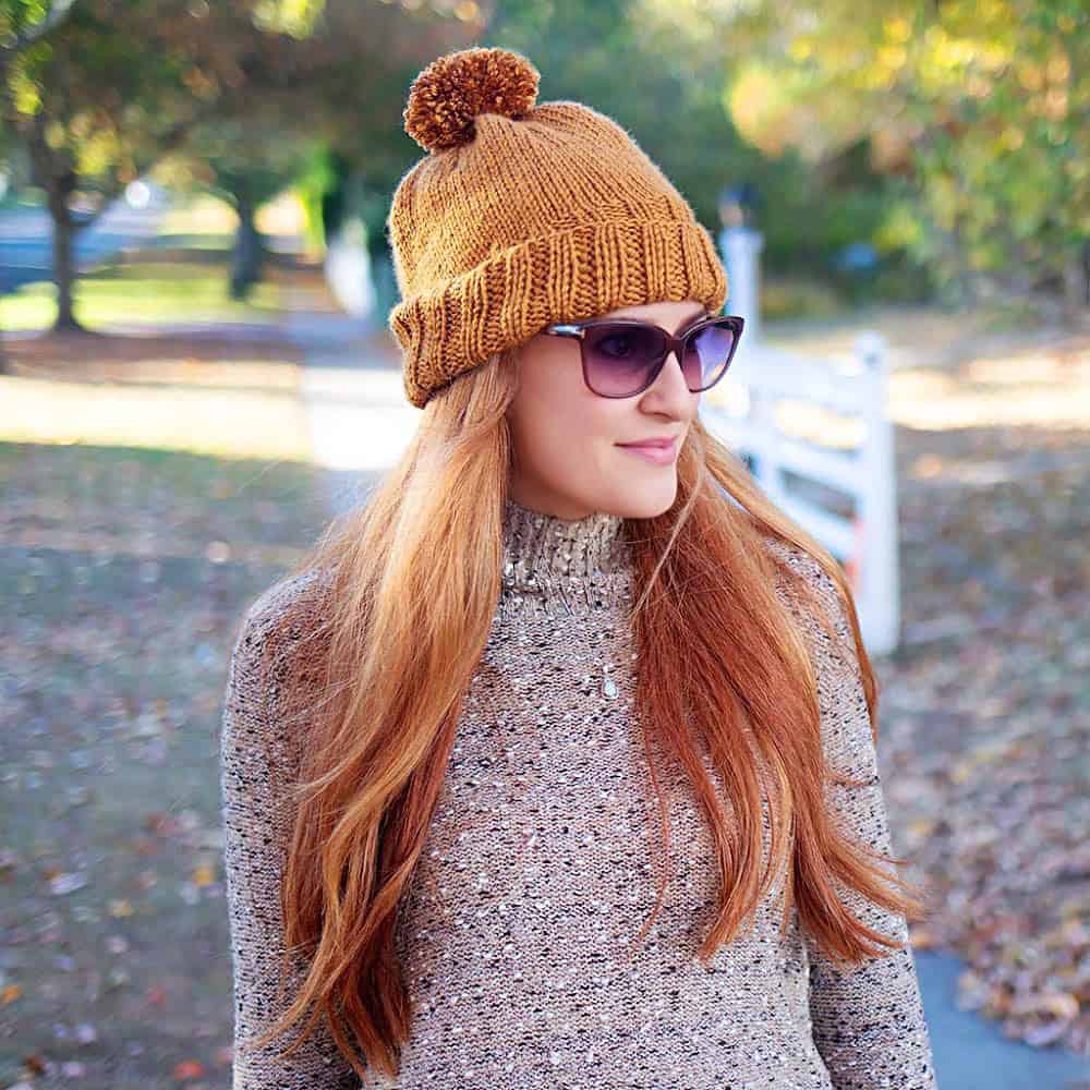 Easy Basic Hat Knitting Pattern for Women