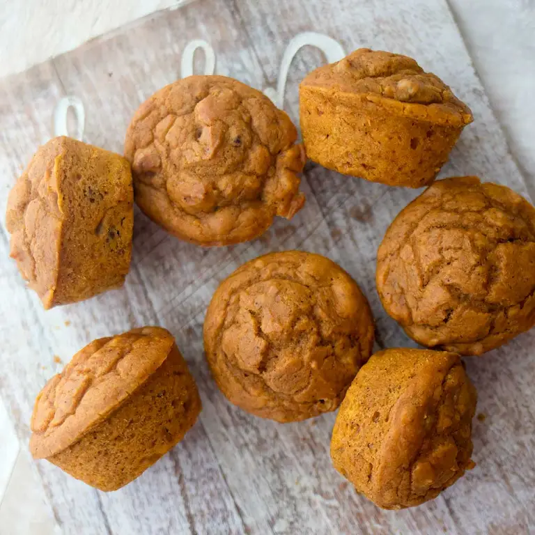 Vegan Pumpkin Walnut Muffins