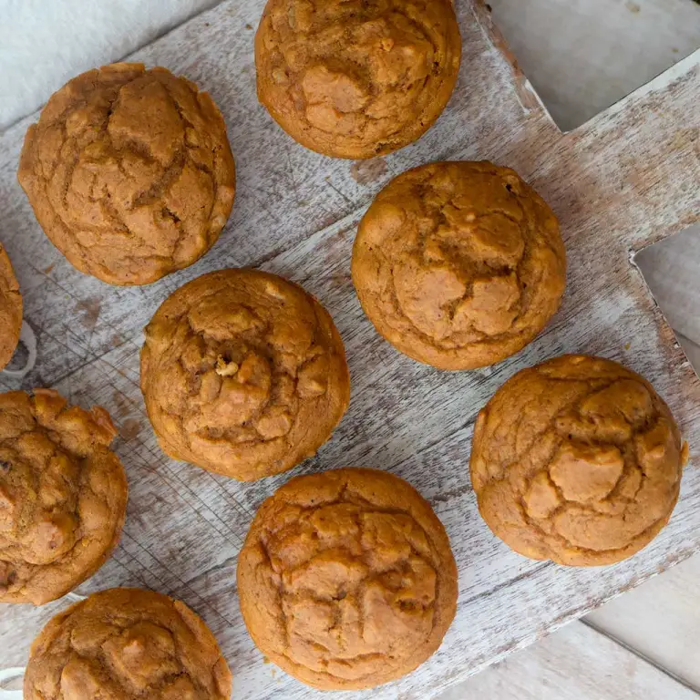 Vegan Pumpkin Walnut Muffins