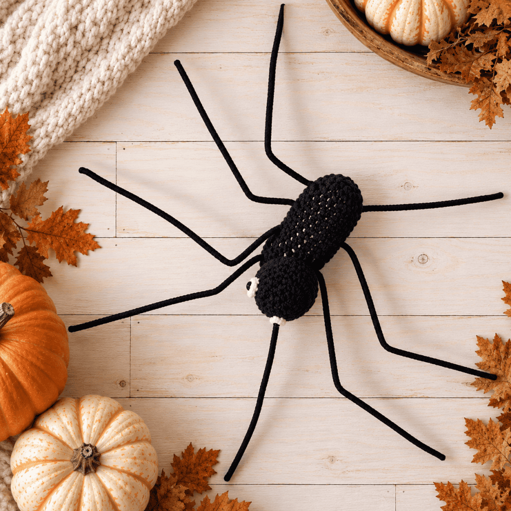 Easy Halloween Spiders Crochet Pattern (Beginner-Friendly Spooky Décor)