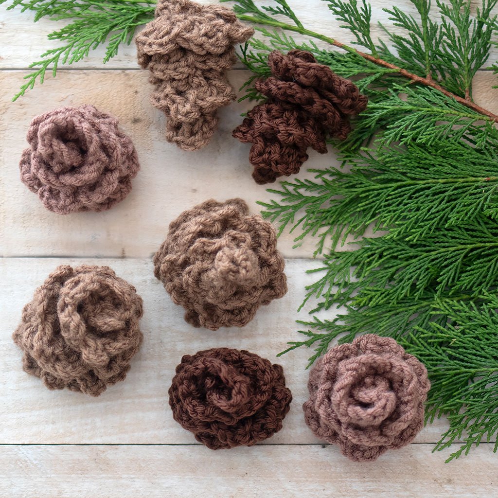 Easy Pinecone Crochet Pattern