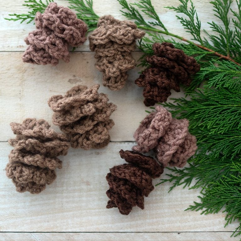 Easy Pinecone Crochet Pattern