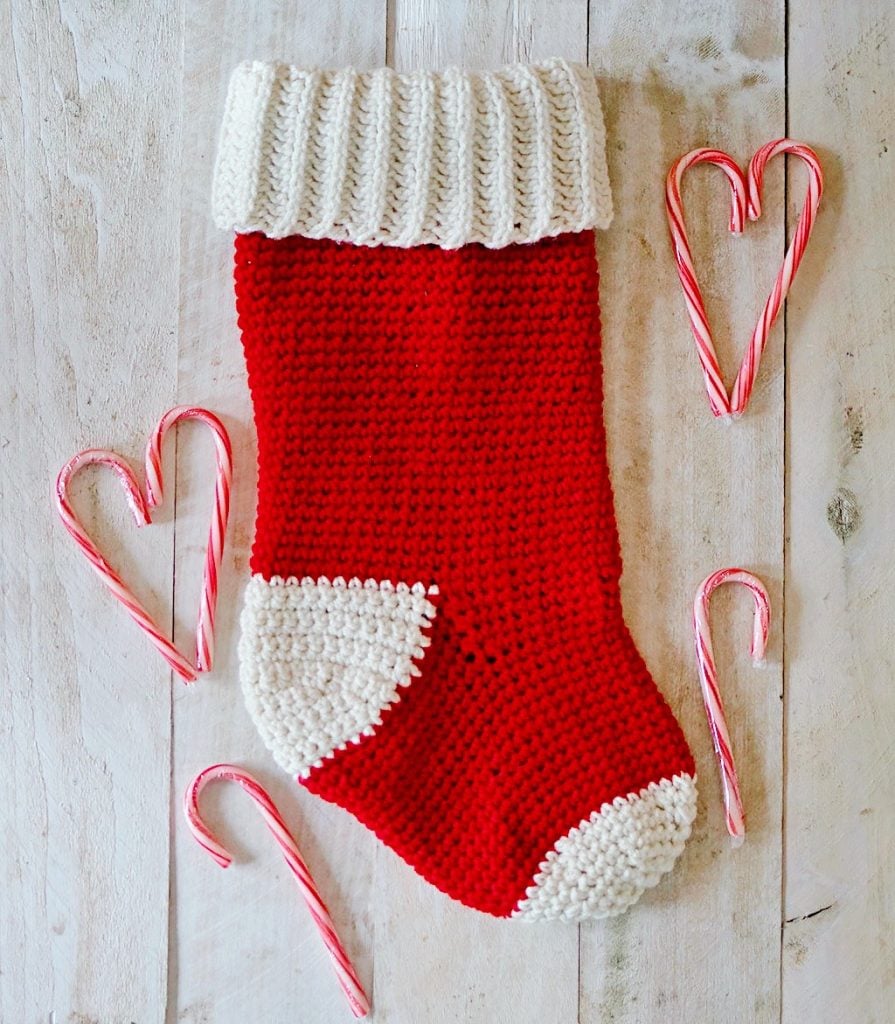 Easy Crochet Christmas Stocking Pattern