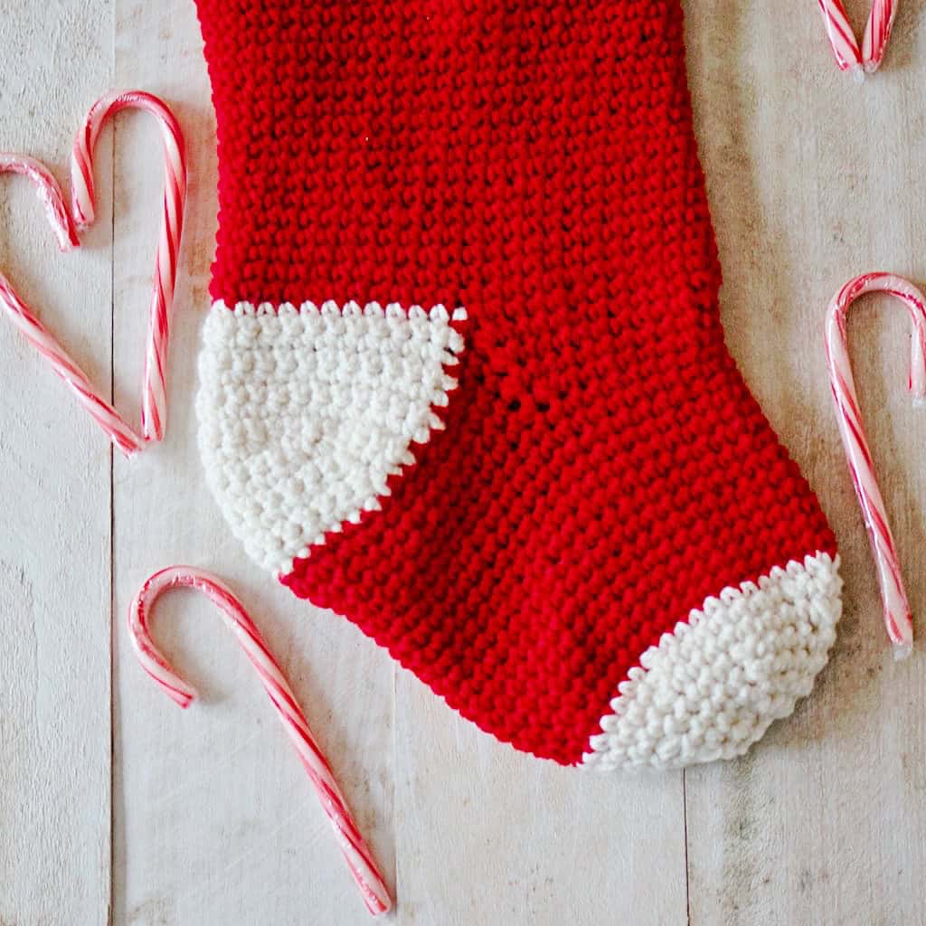 Easy Crochet Christmas Stocking Pattern