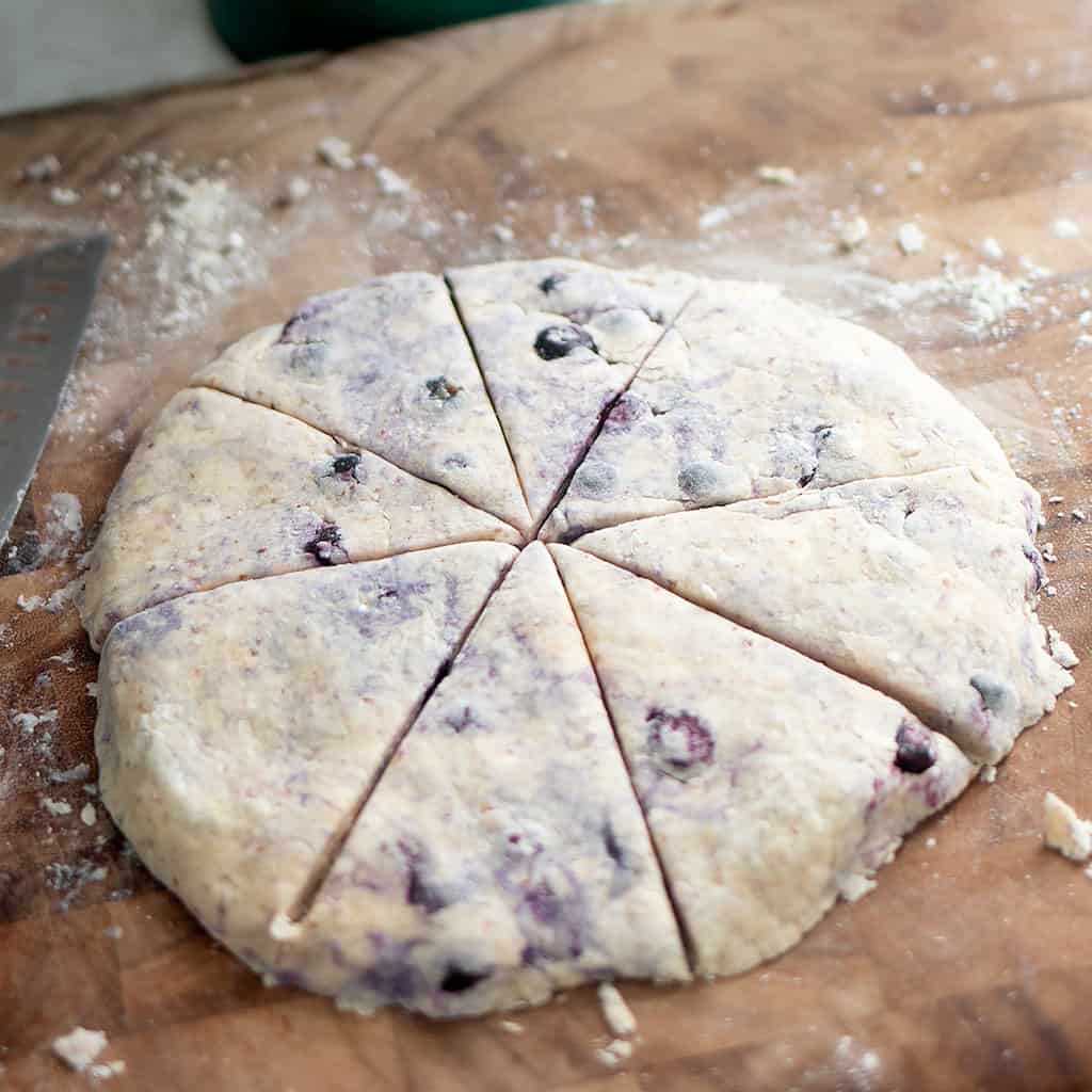 Easy Vegan Blueberry Scones