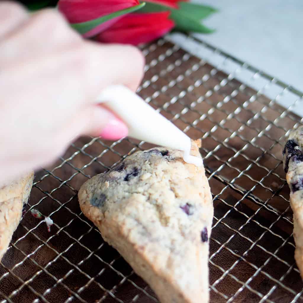 Easy Vegan Blueberry Scones