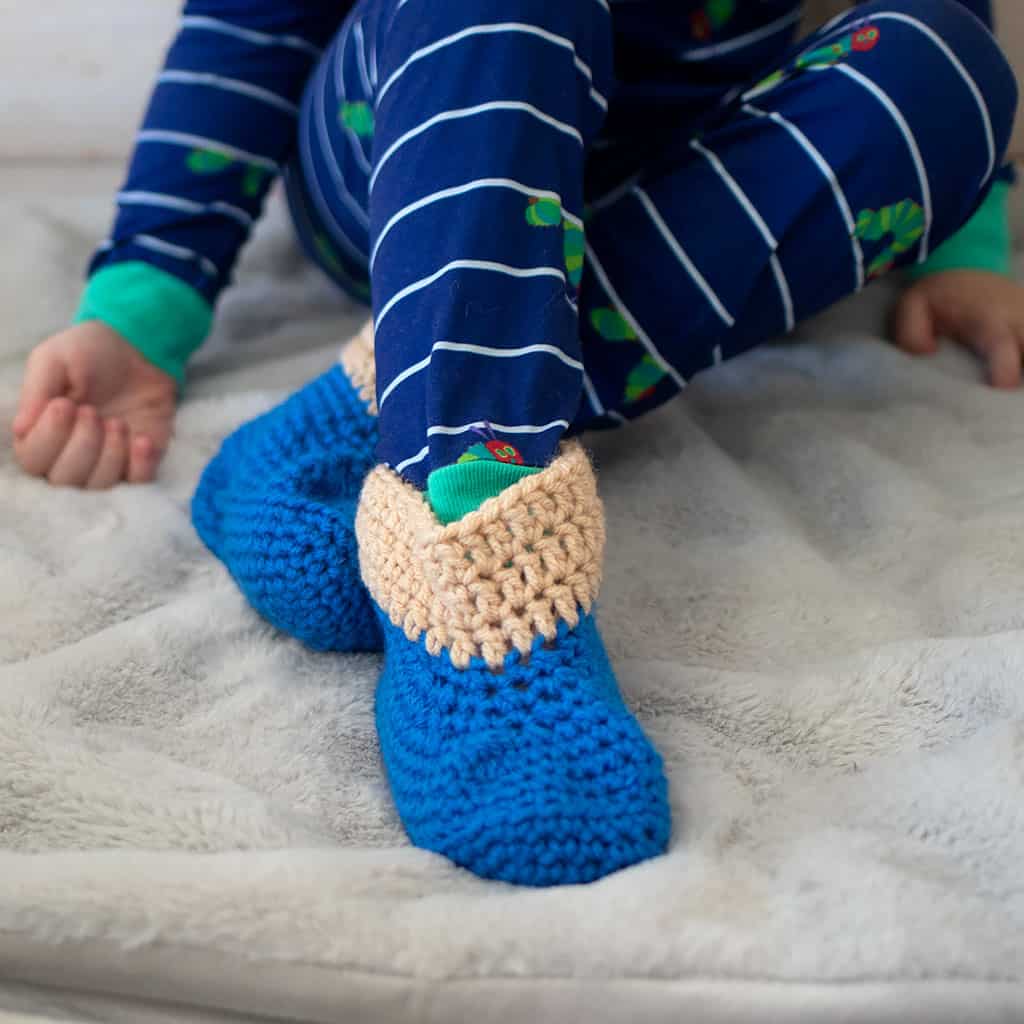 Kids Slippers Crochet Pattern