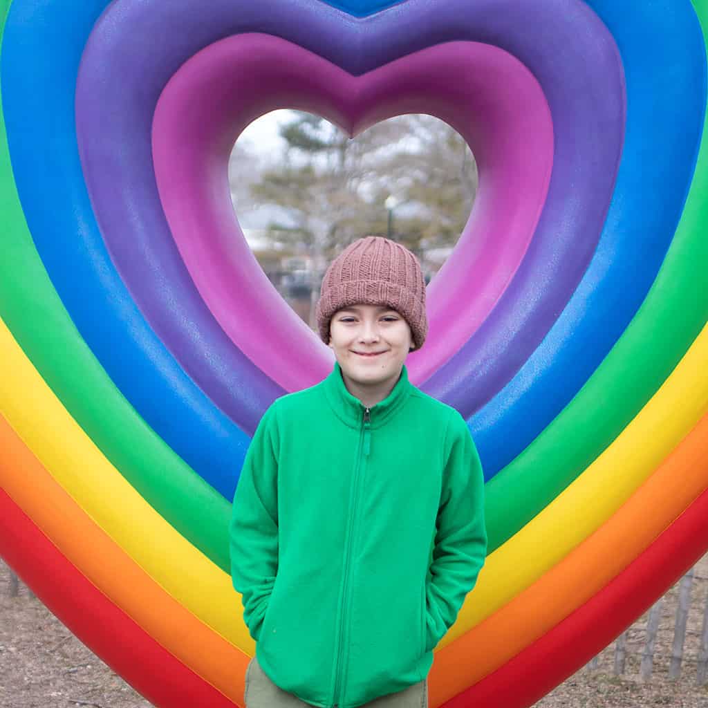 Beginner Kids Flat Knit Ribbed Hat Pattern