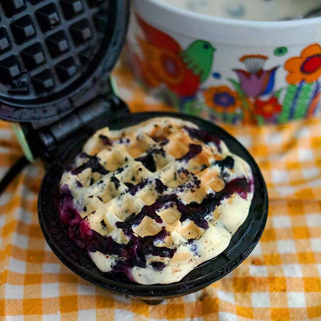 Best Vegan Blueberry Waffles