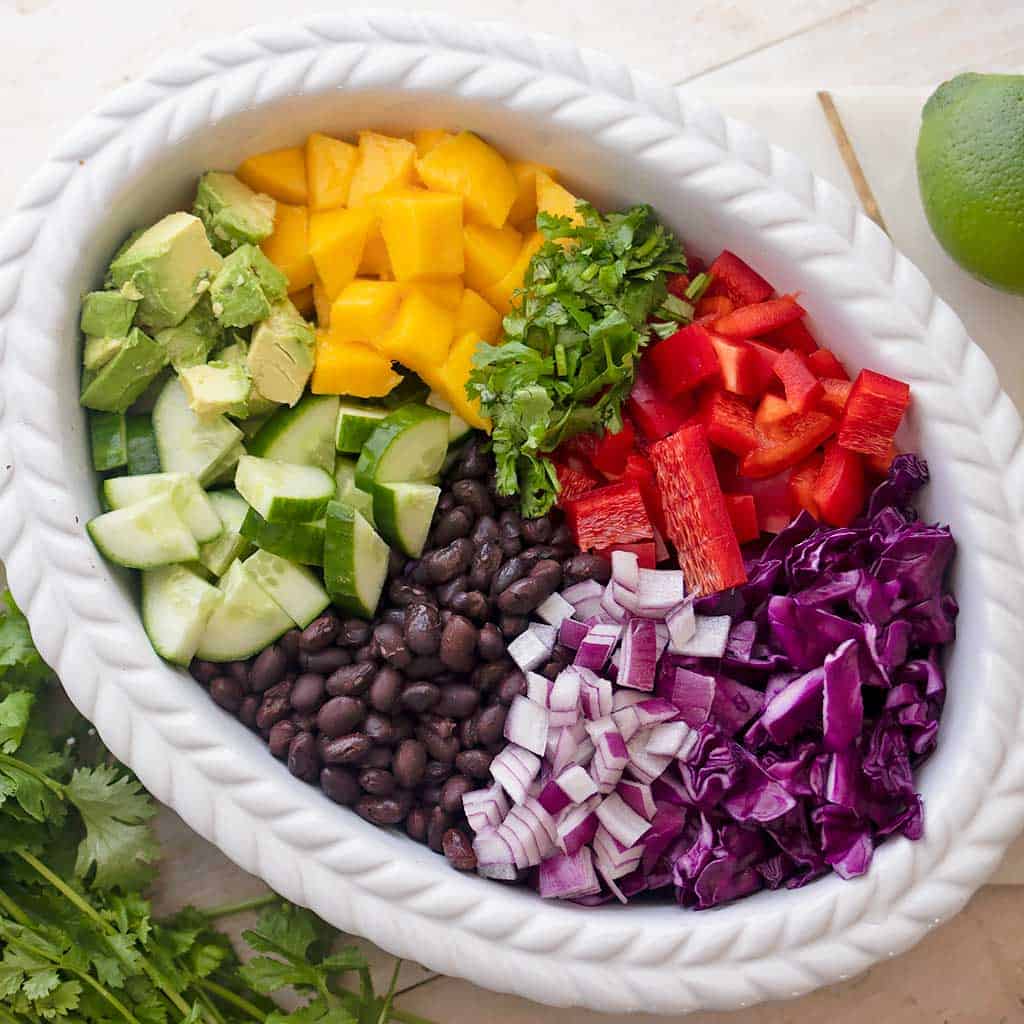 Vibrant Black Bean Mango Salad