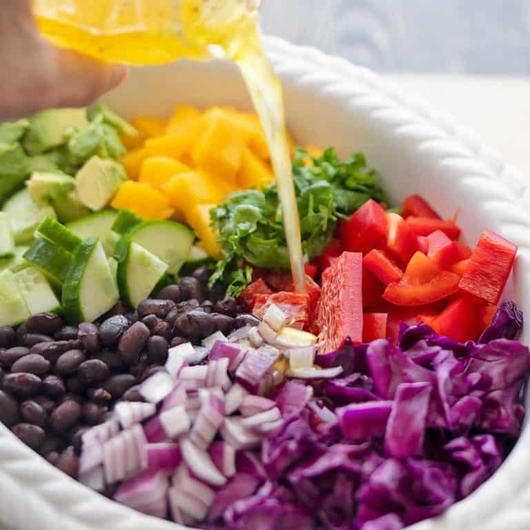 Vibrant Black Bean Mango Salad