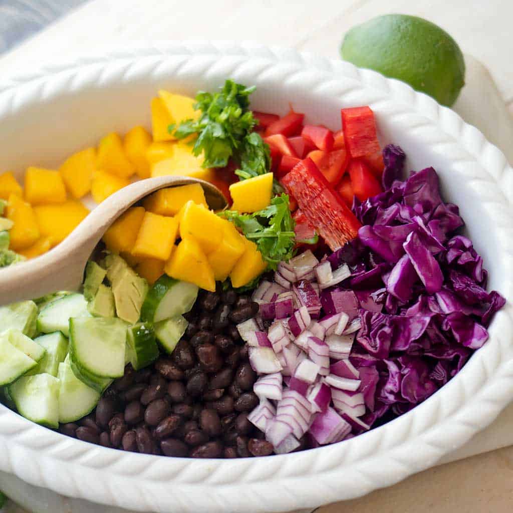 Vibrant Black Bean Mango Salad