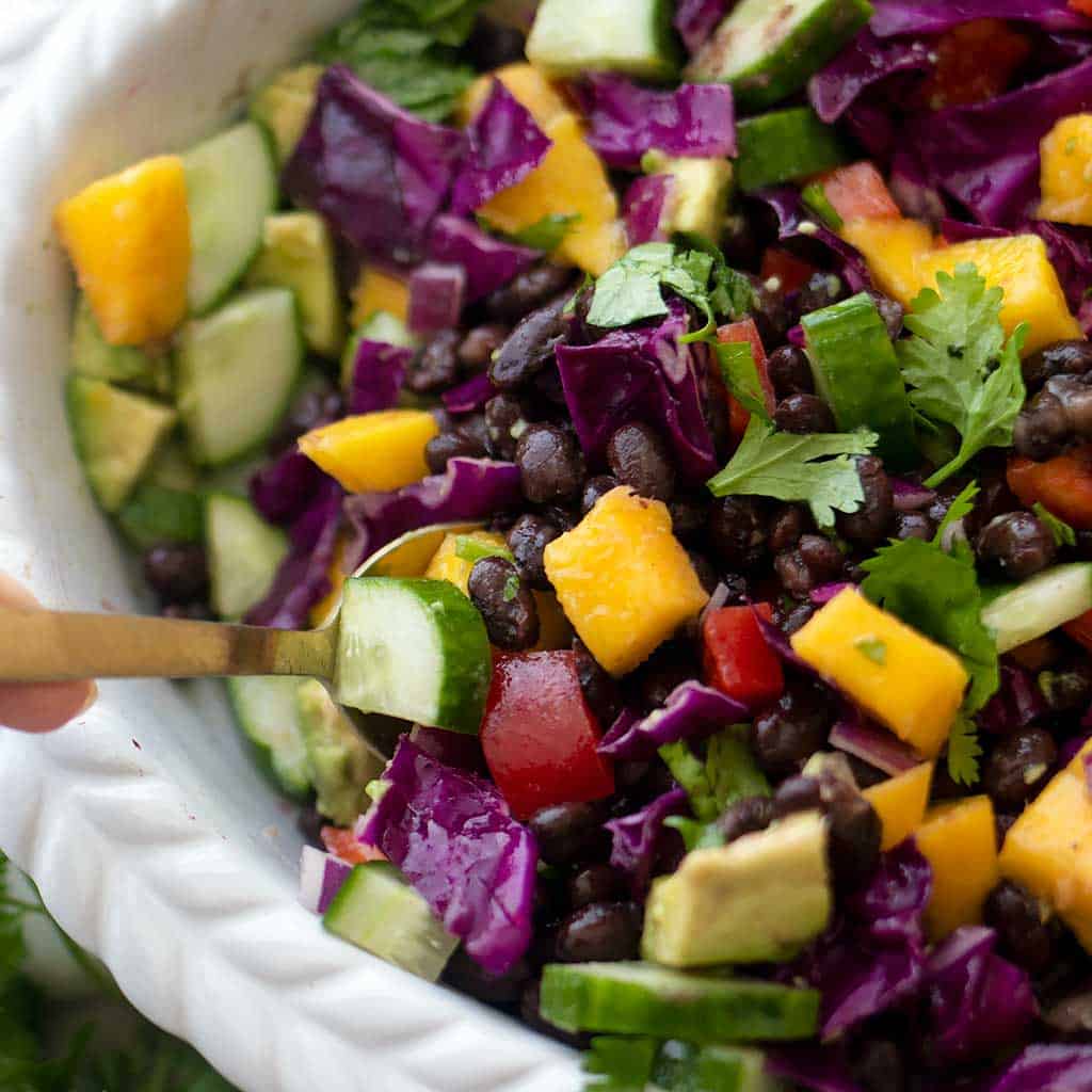 Vibrant Black Bean Mango Salad