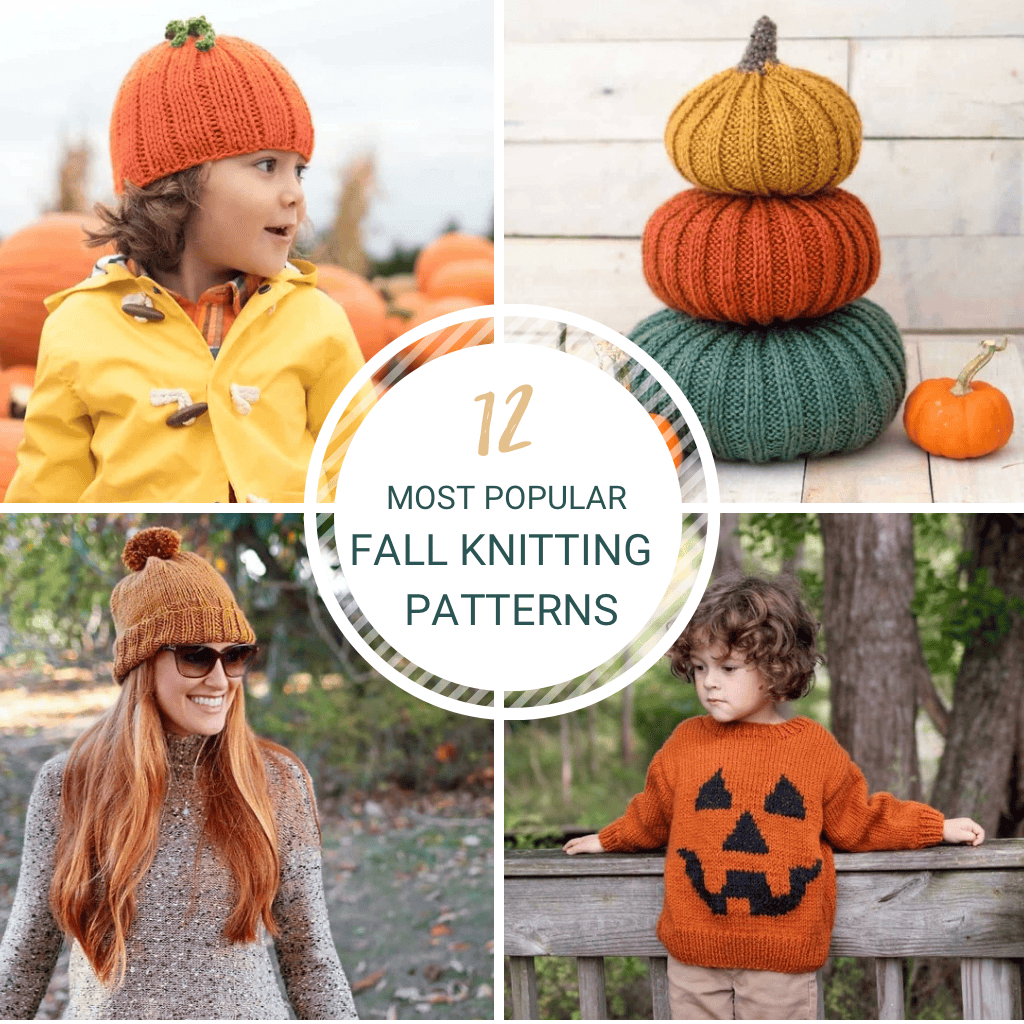 12 Most Popular Fall Knitting Patterns