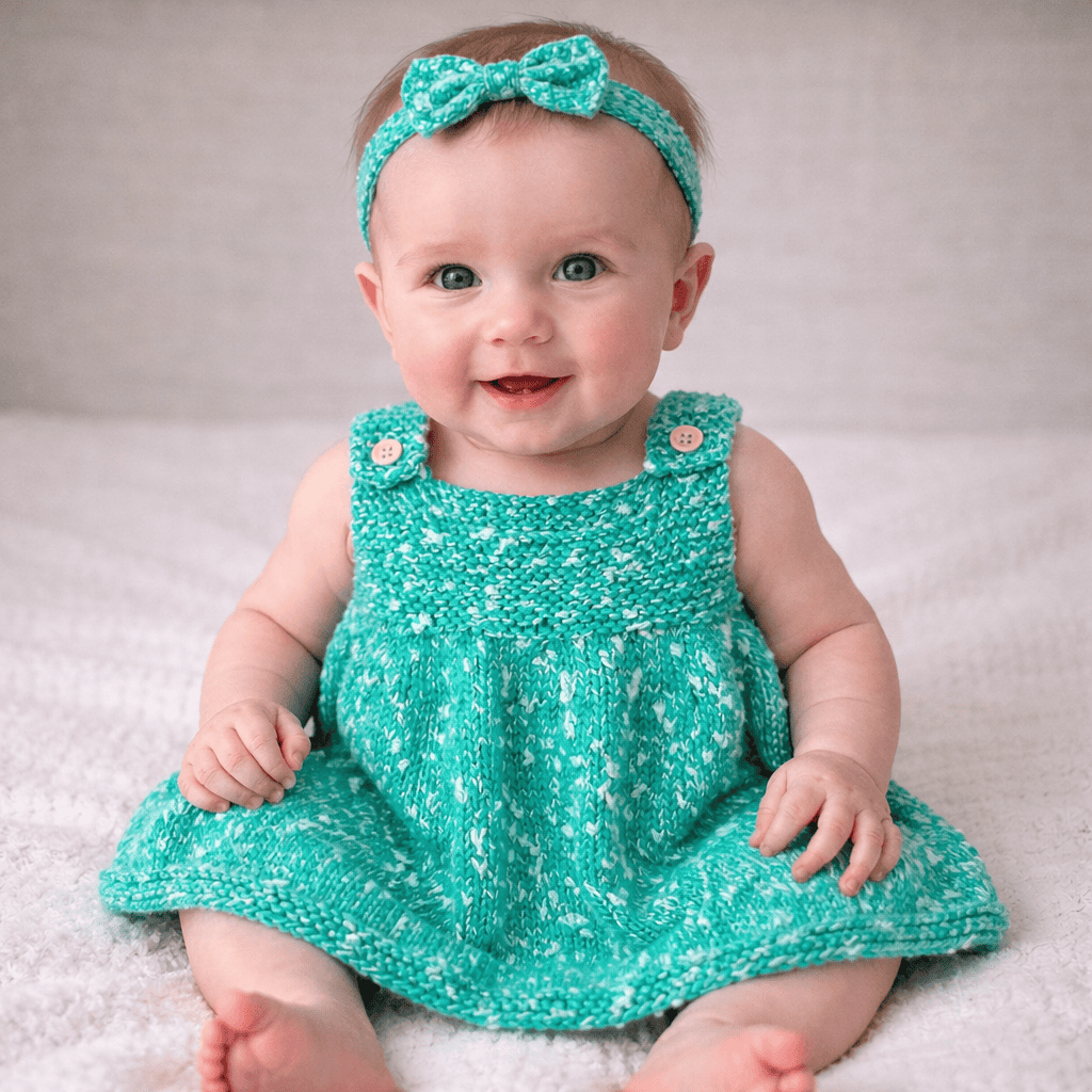 Simple Baby Dress Knitting Pattern