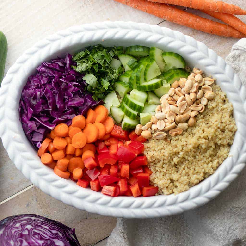 Fresh and Flavorful Vegan Thai Crunch Peanut Salad