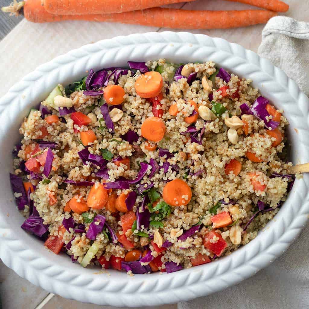 Fresh and Flavorful Vegan Thai Crunch Peanut Salad