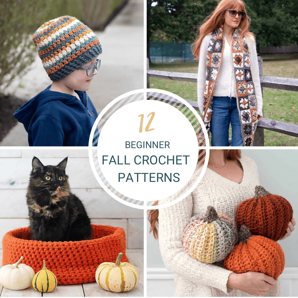 12 Beginner Fall Crochet Patterns
