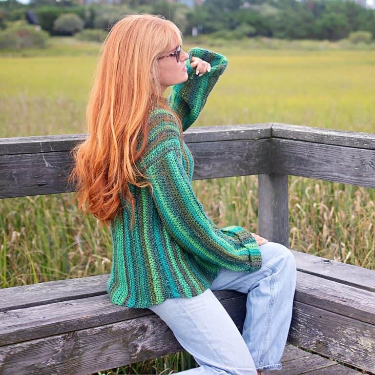 Side to Side Crochet Sweater Pattern