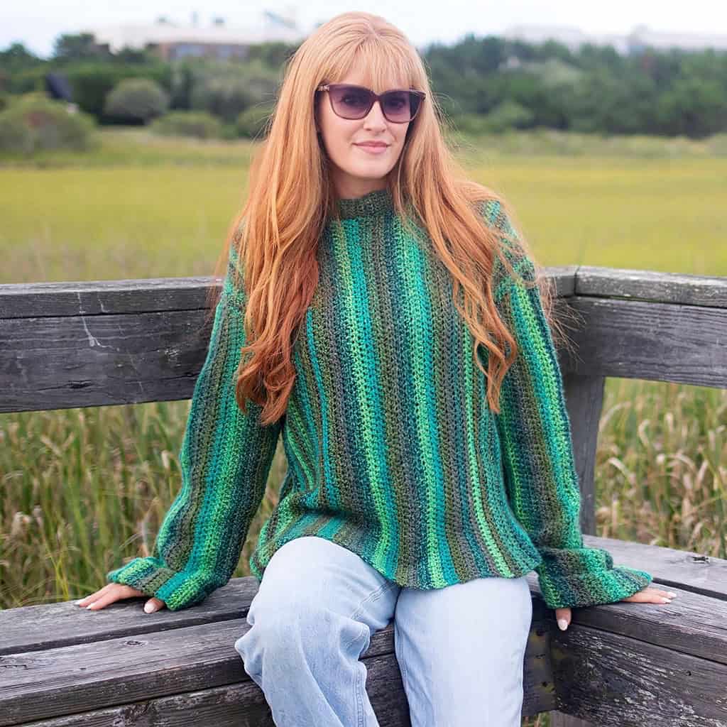 Side to Side Crochet Sweater Pattern