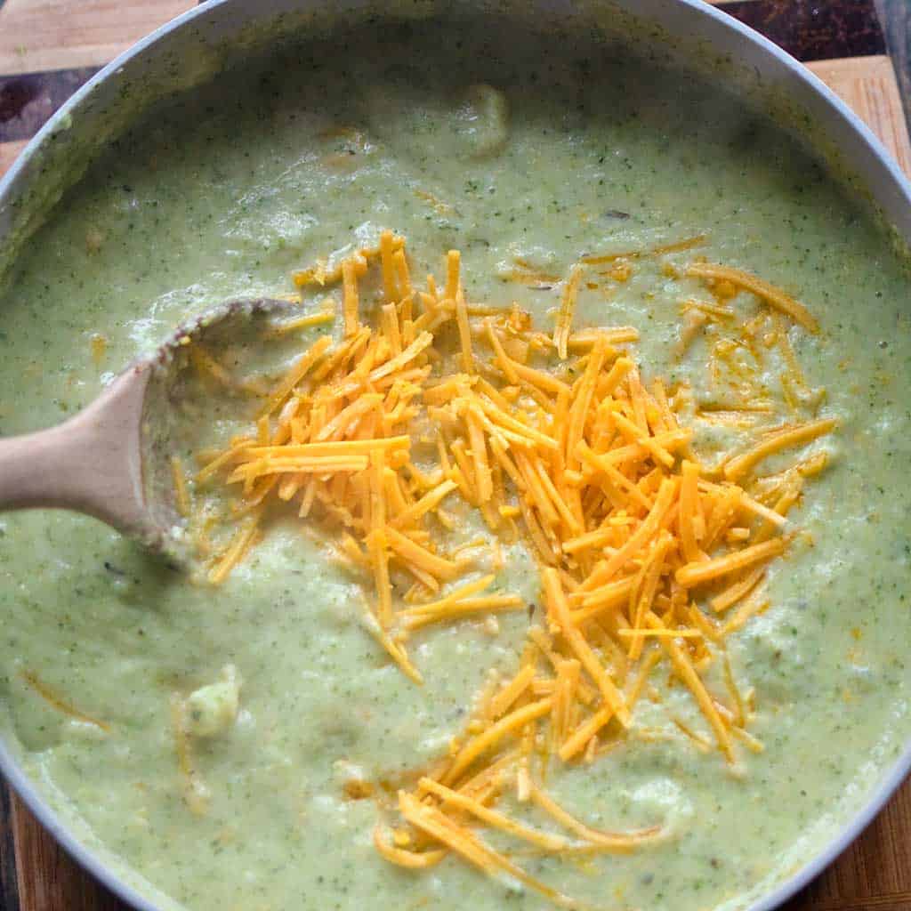 Easy Vegan Broccoli Cheddar Soup