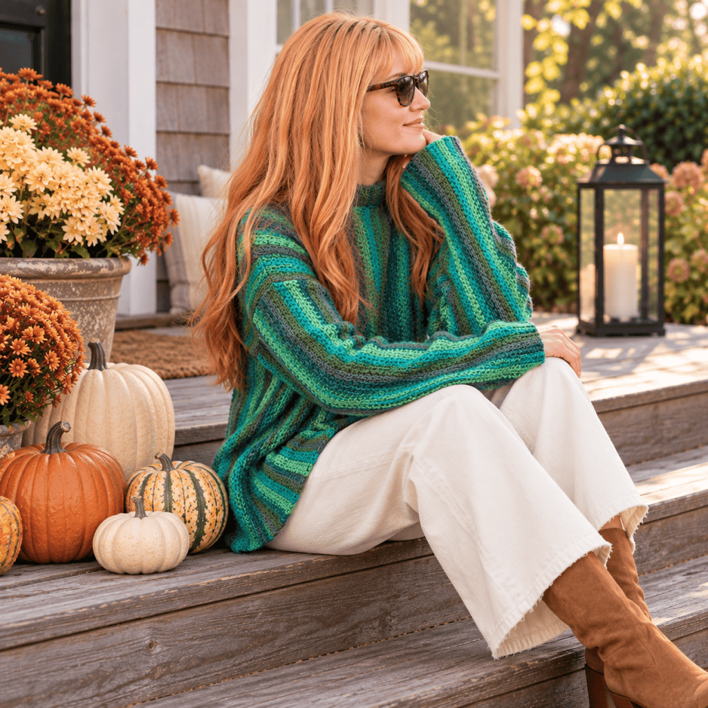 Easy Side-to-Side Crochet Sweater Pattern for Women (Beginner-Friendly & Cozy)