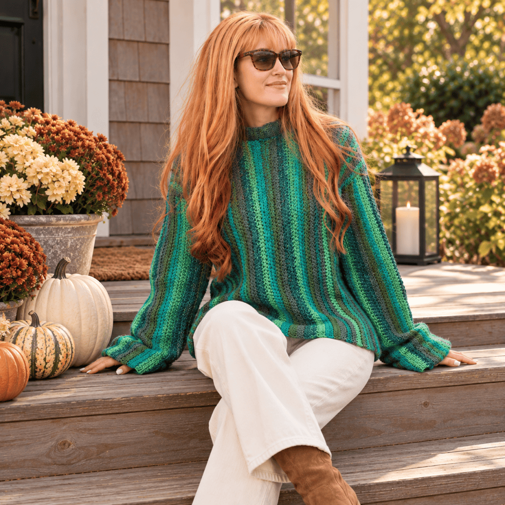 Easy Side-to-Side Crochet Sweater Pattern for Women (Beginner-Friendly & Cozy)