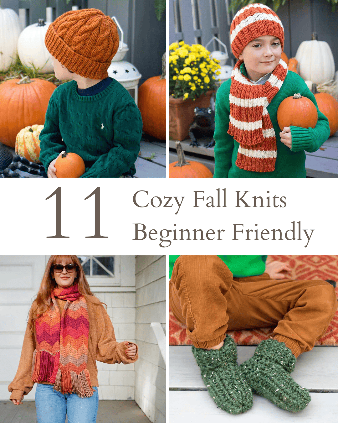 11 Cozy Fall Knitting Patterns Beginners Can Make This Weekend