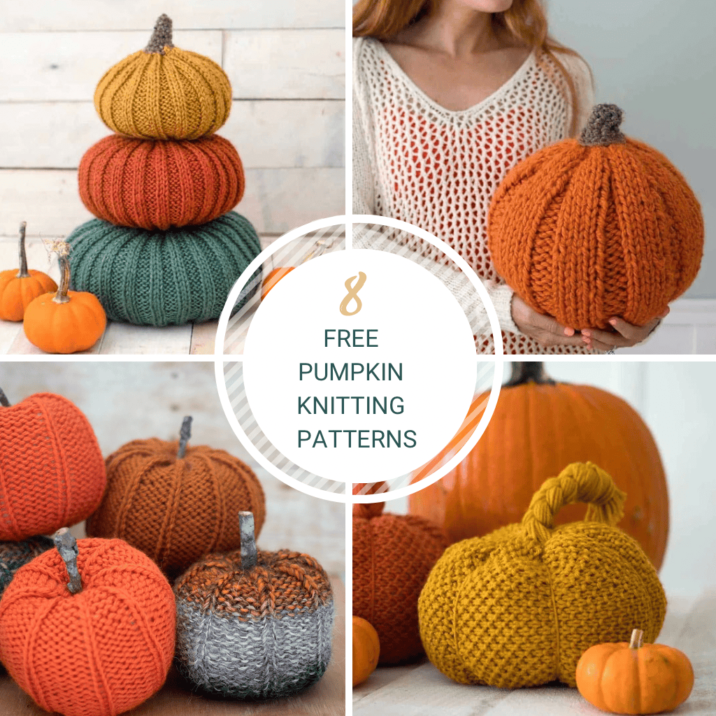 8 Free Pumpkin Knitting Patterns