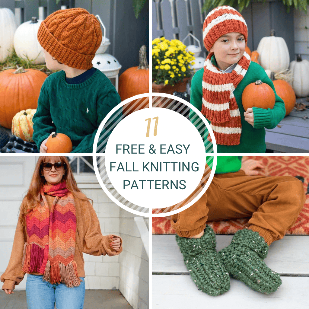 11 Free Beginner Knitting Patterns for Fall
