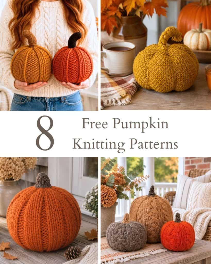8 Free Pumpkin Knitting Patterns You’ll Want to Make This Fall
