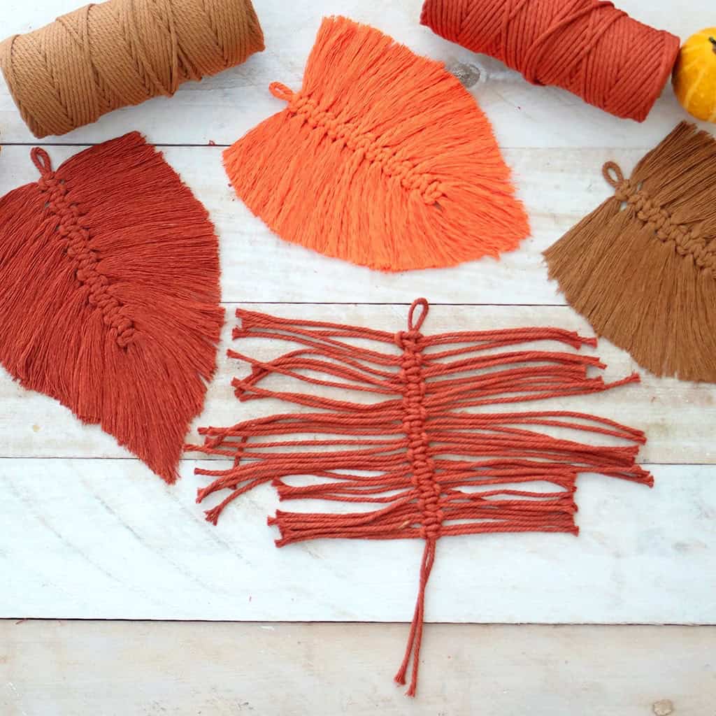 How to Make a Macrame Leaf