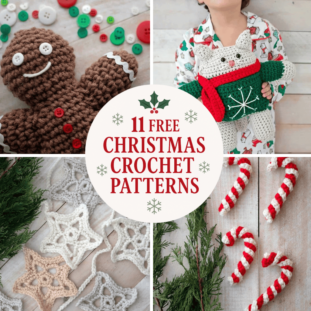11 Free Christmas Crochet Patterns
