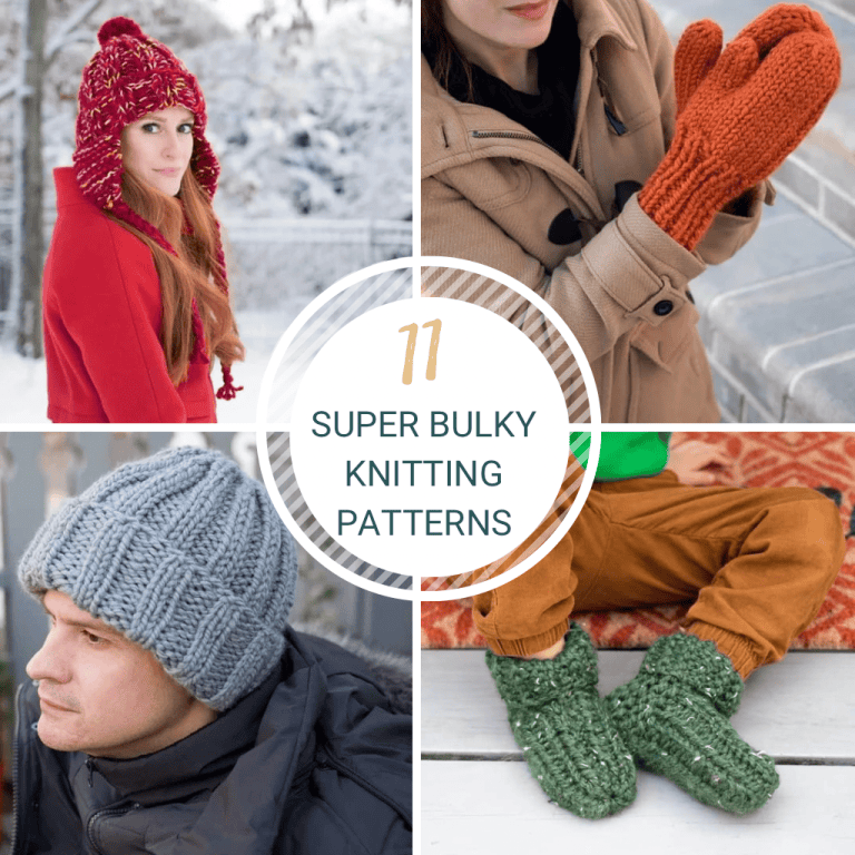 11 Free Bulky Yarn Knitting Patterns