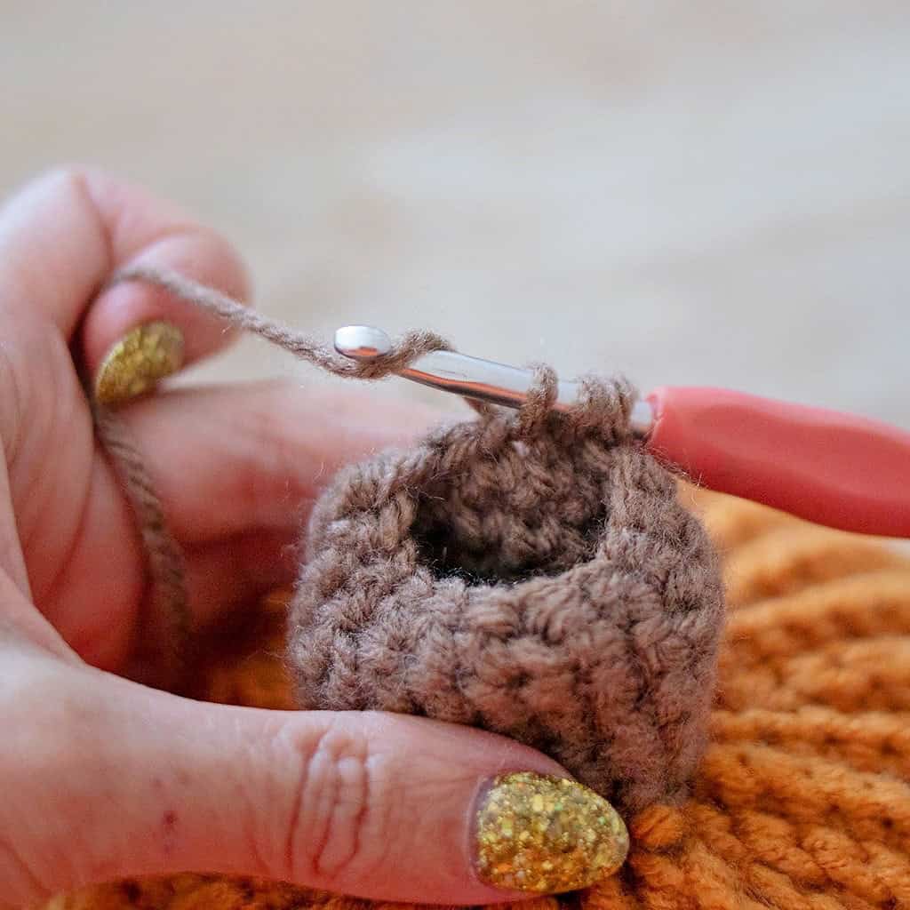 How to Crochet a Stem on Pumpkins