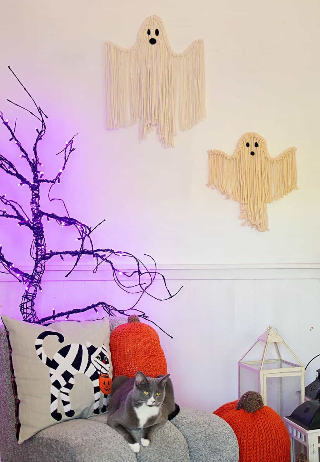 How to Make an Easy Macrame Ghost