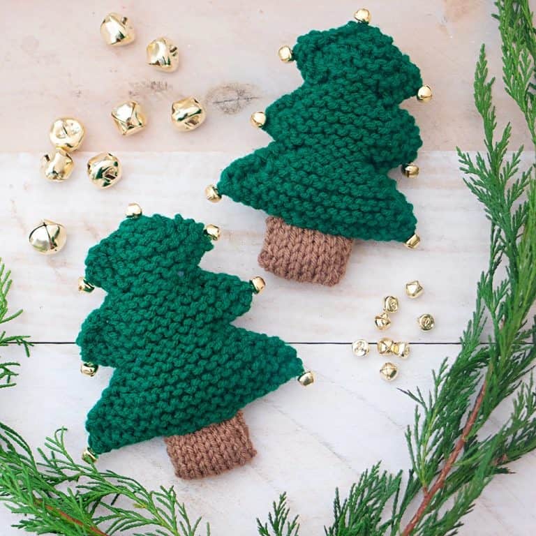 Christmas Tree Ornament Knitting Pattern