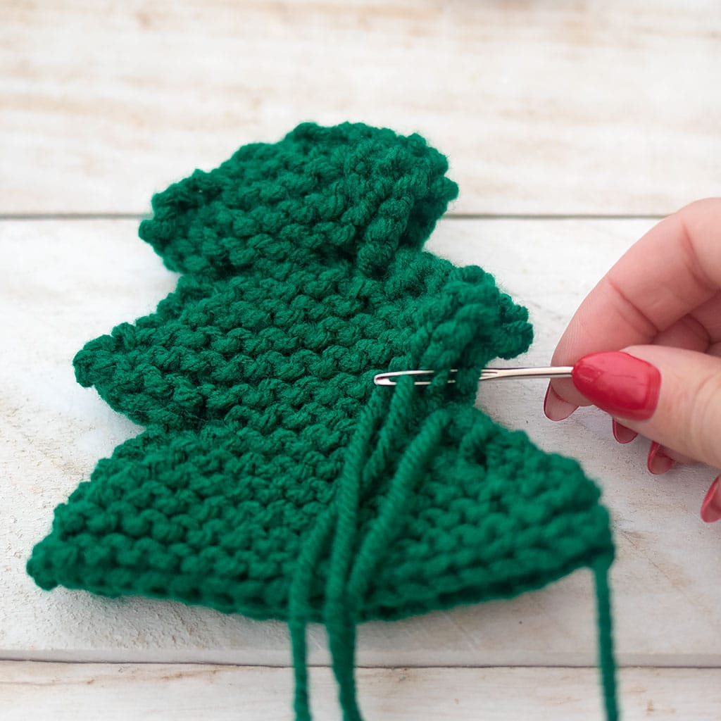 Christmas Tree Ornament Knitting Pattern