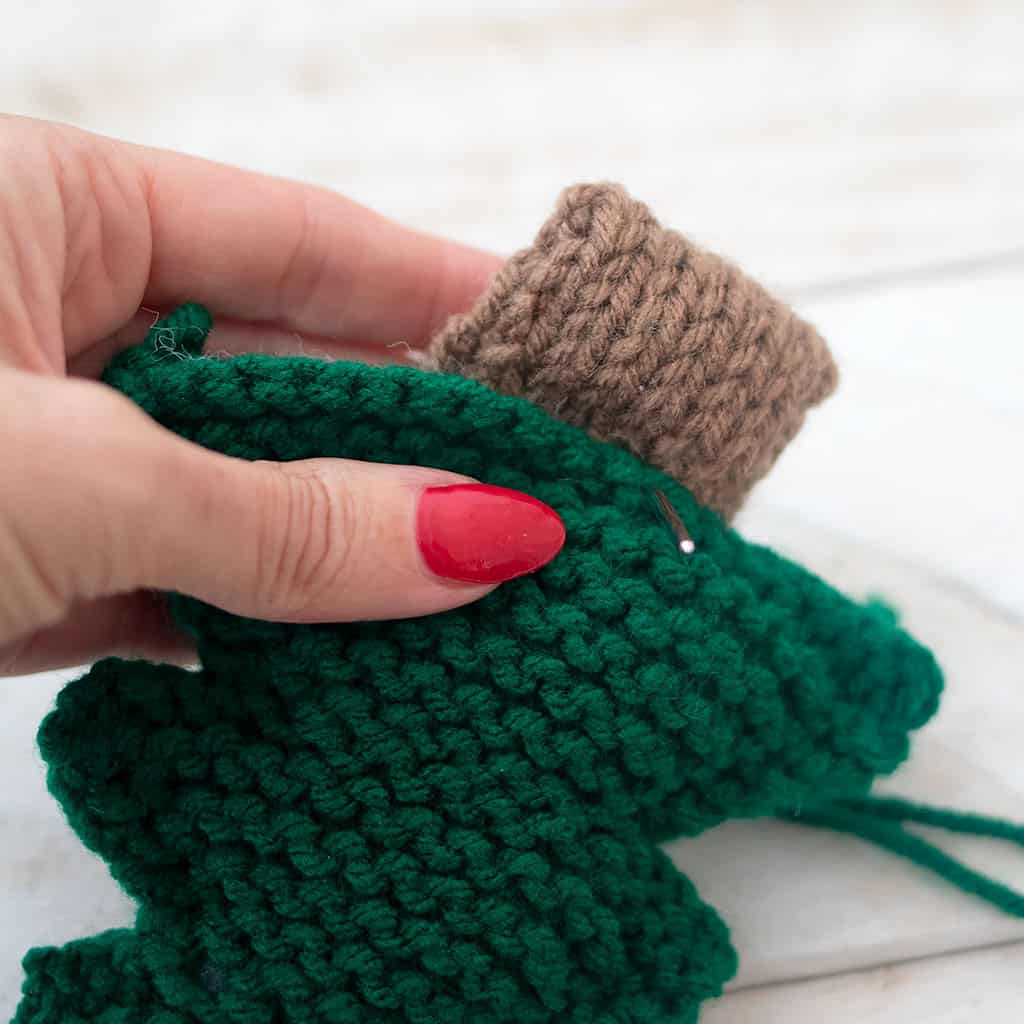 Christmas Tree Ornament Knitting Pattern