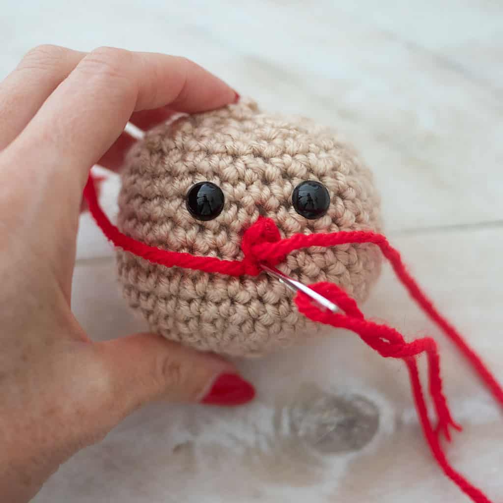 Santa Ornament Crochet Pattern