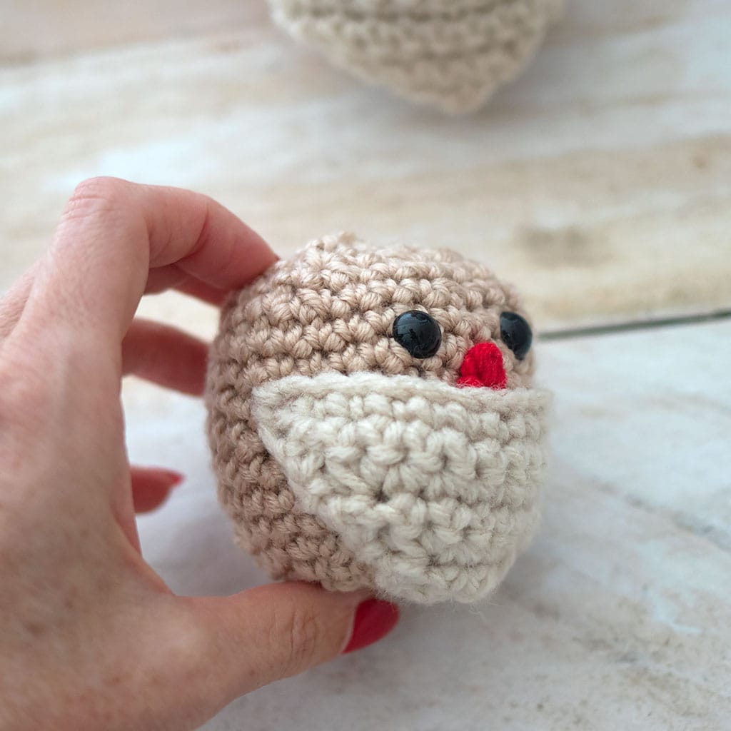 Santa Ornament Crochet Pattern